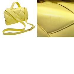 BOTTEGA VENETA Shoulder Bag Maxi Intre Leather Yellow Women's n0406