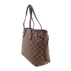 Louis Vuitton Damier Neverfull PM Ebene N41359 RFID Gold Hardware Brown