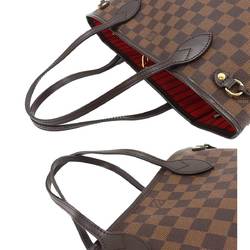 Louis Vuitton Damier Neverfull PM Ebene N41359 RFID Gold Hardware Brown