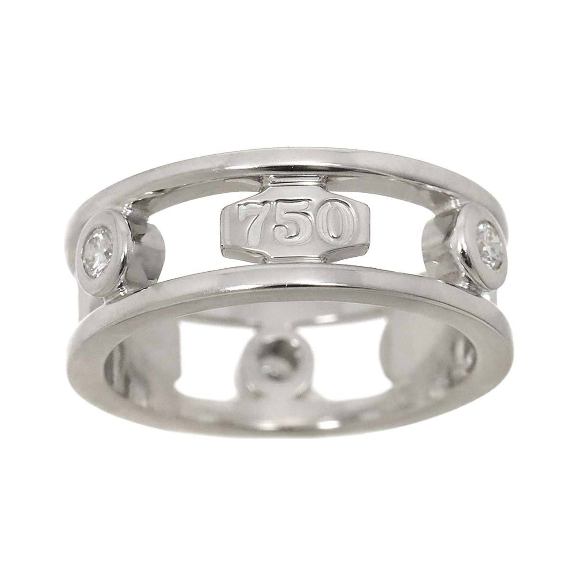 Tiffany & Co. 1837 Element Ring Diamond K18WG White Gold 750