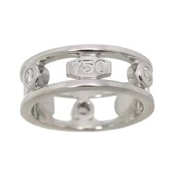 Tiffany & Co. 1837 Element Ring Diamond K18WG White Gold 750