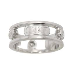 Tiffany & Co. 1837 Element Ring Diamond K18WG White Gold 750