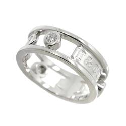 Tiffany & Co. 1837 Element Ring Diamond K18WG White Gold 750