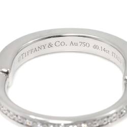 Tiffany & Co. Lock Ring Diamond 0.14ct K18 WG White Gold 750