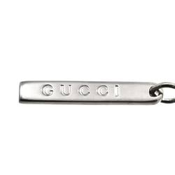 Gucci Lariat Necklace 51cm K18 WG White Gold 750