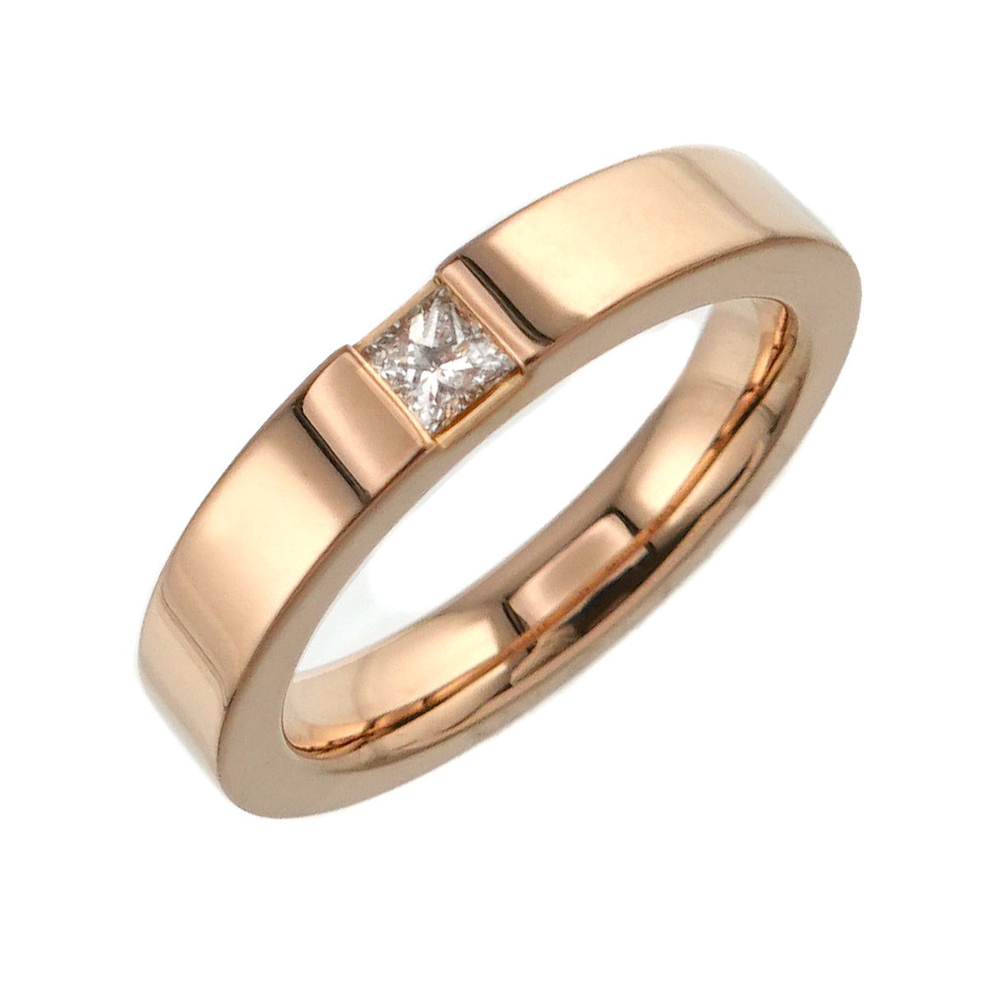 Harry Winston Princess Ring Diamond K18 PG Pink Gold 750