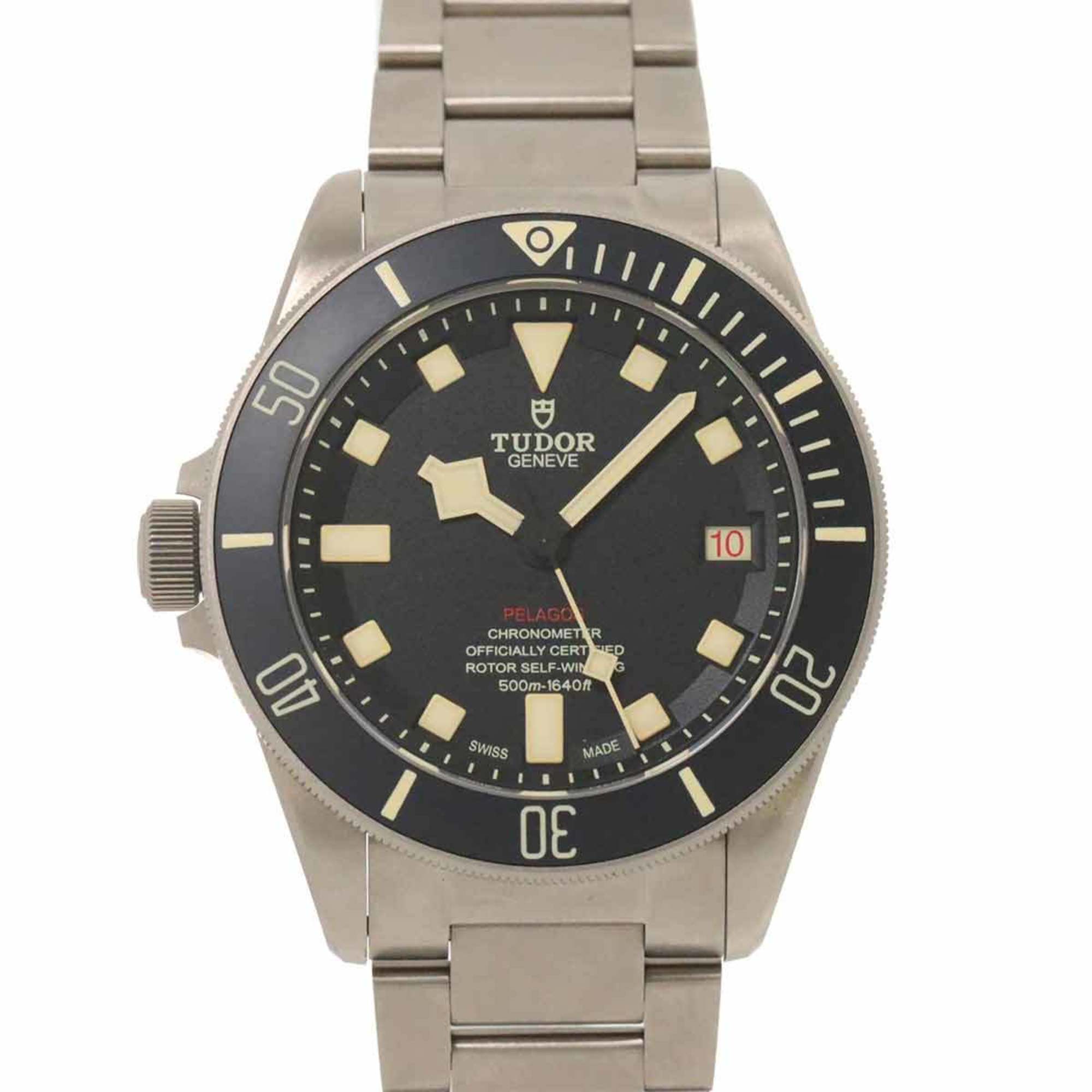 Tudor Pelagos LHD 25610TNL Men's Watch Black Automatic Self-Winding