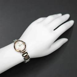 Cartier Ballon Bleu 28mm Combi W3BB0005 Women's Watch 11P Diamond Silver K18PG Pink Gold Quartz