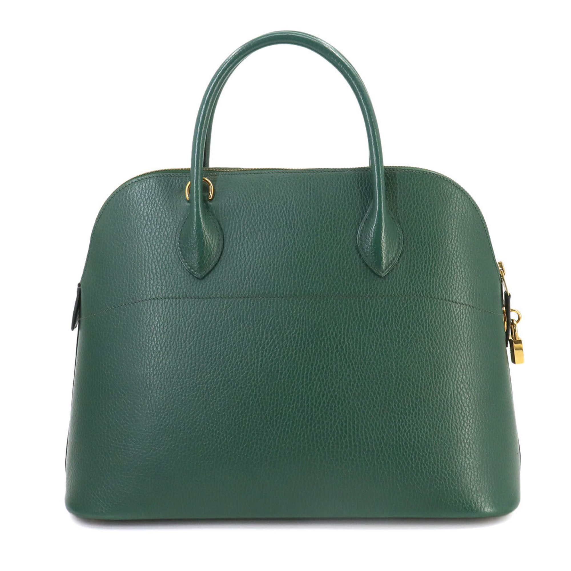 Hermes HERMES Bolide 35 2way Hand Shoulder Bag Ardennes Green 〇Y Stamp Gold Hardware