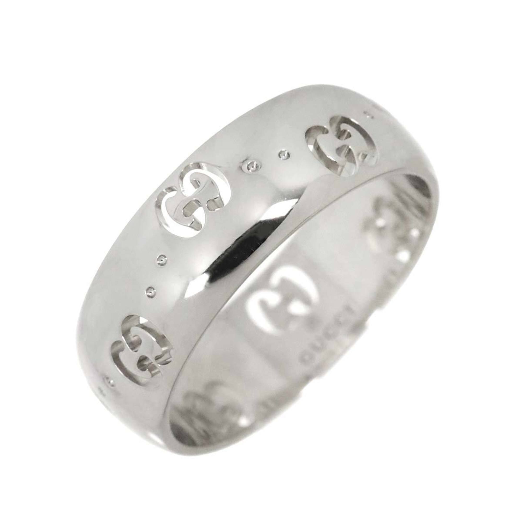 Gucci Icon #10 Ring, K18 WG White Gold 750, Ring