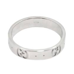 Gucci Icon #10 Ring, K18 WG White Gold 750, Ring