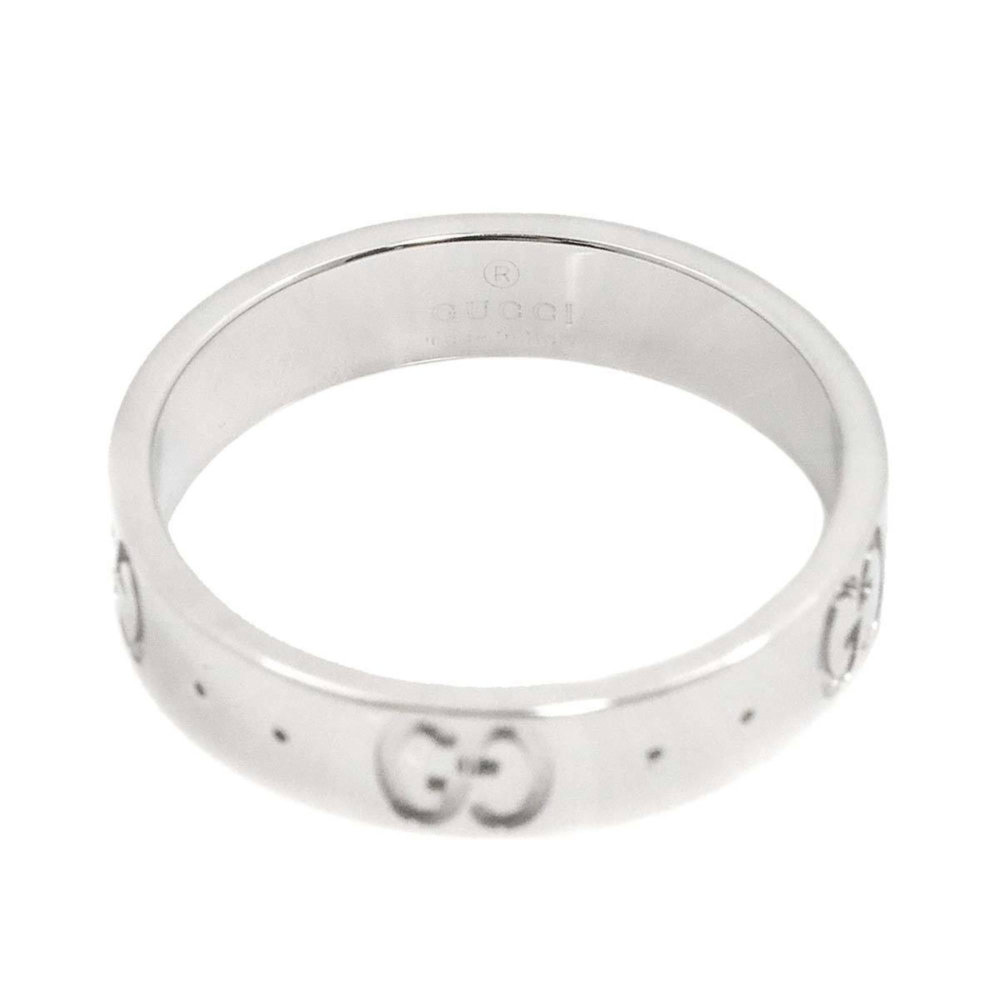 Gucci Icon #10 Ring, K18 WG White Gold 750, Ring