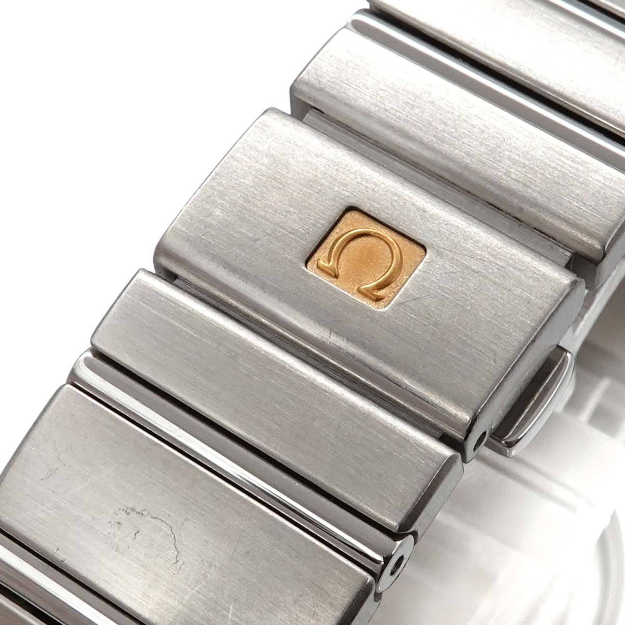 OMEGA Constellation 123 10 35 20 52 002 Men's Watch Date Silver 11P Diamond Automatic Self-Winding