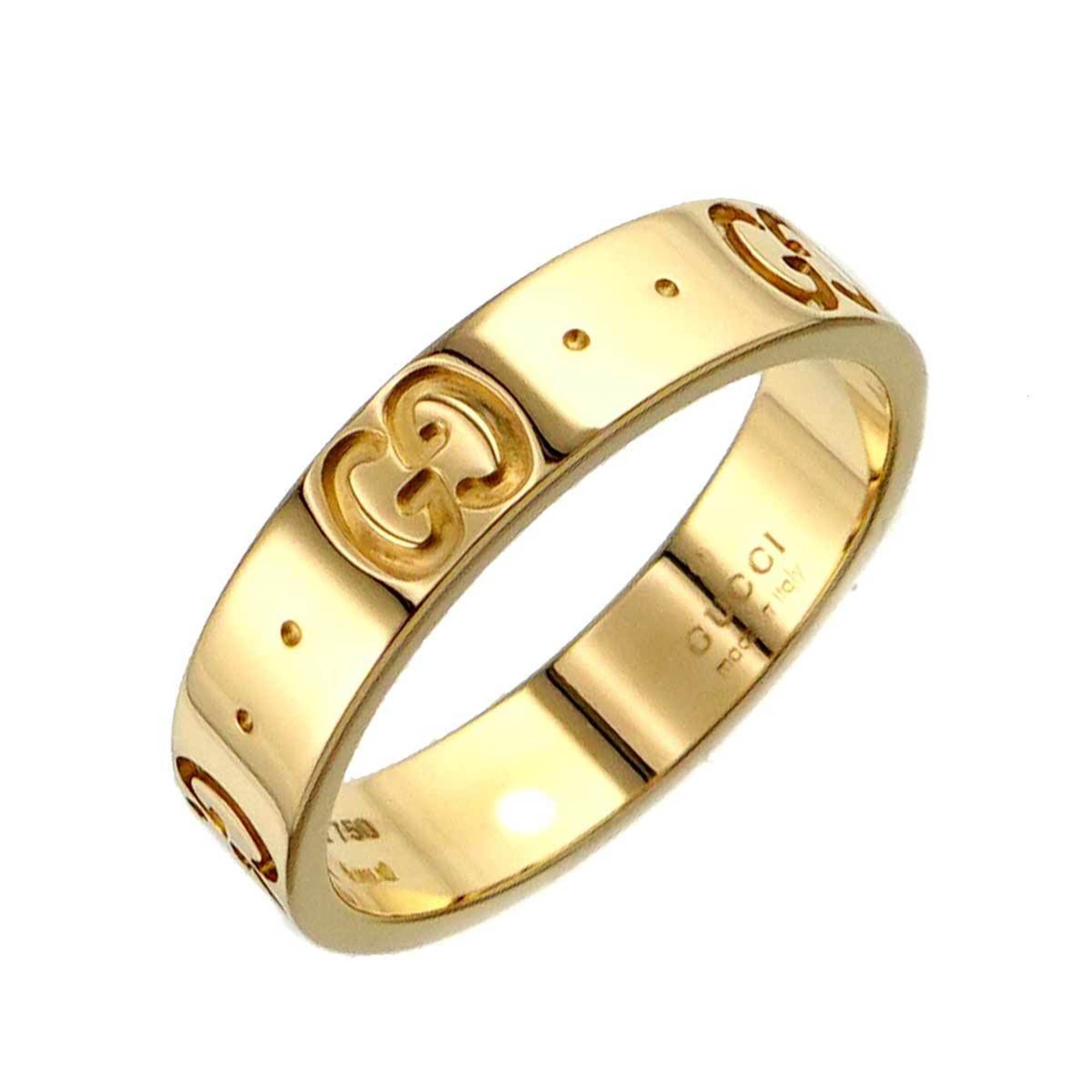 GUCCI Icon #9 Ring, K18 Yellow Gold 750, ICON Ring