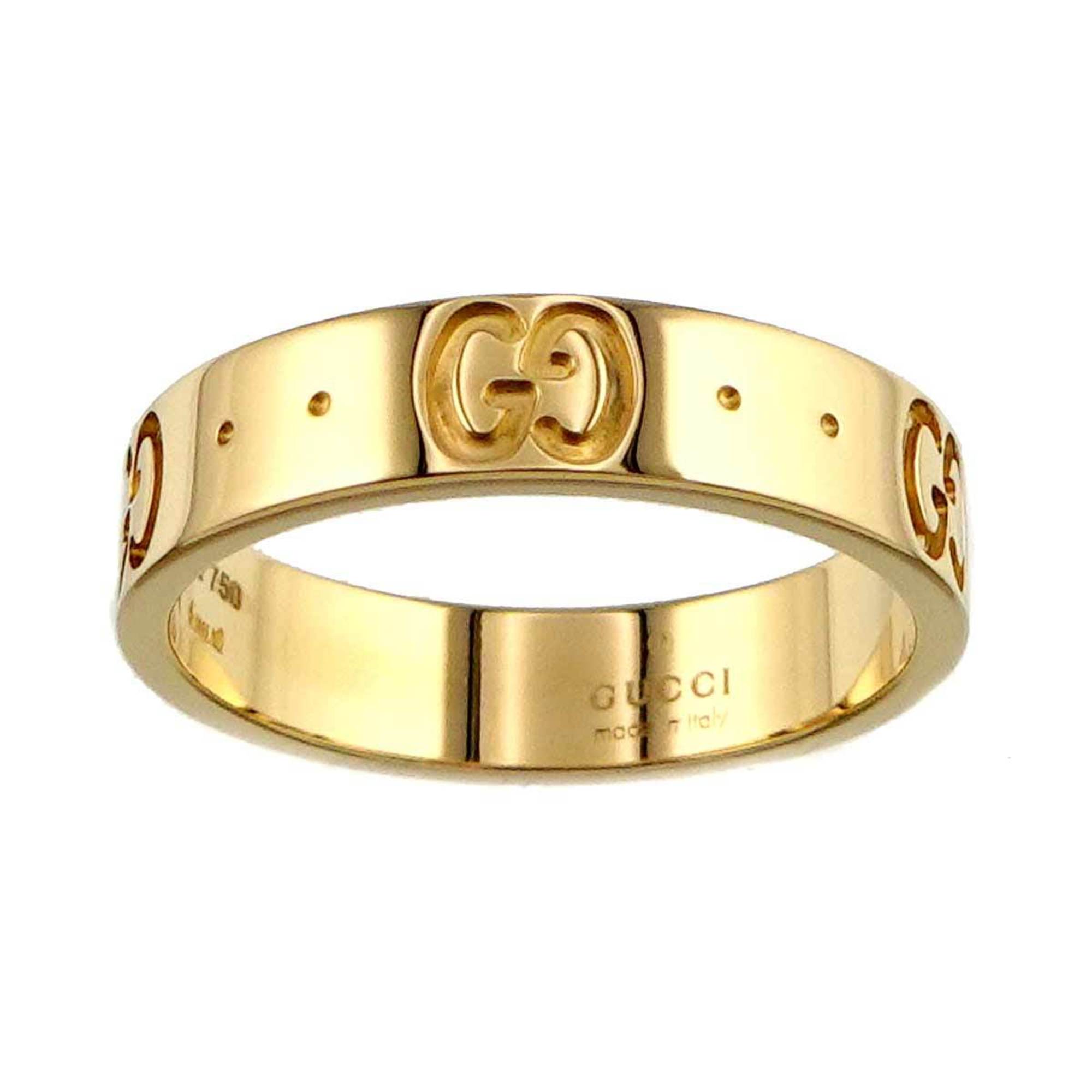 GUCCI Icon #9 Ring, K18 Yellow Gold 750, ICON Ring