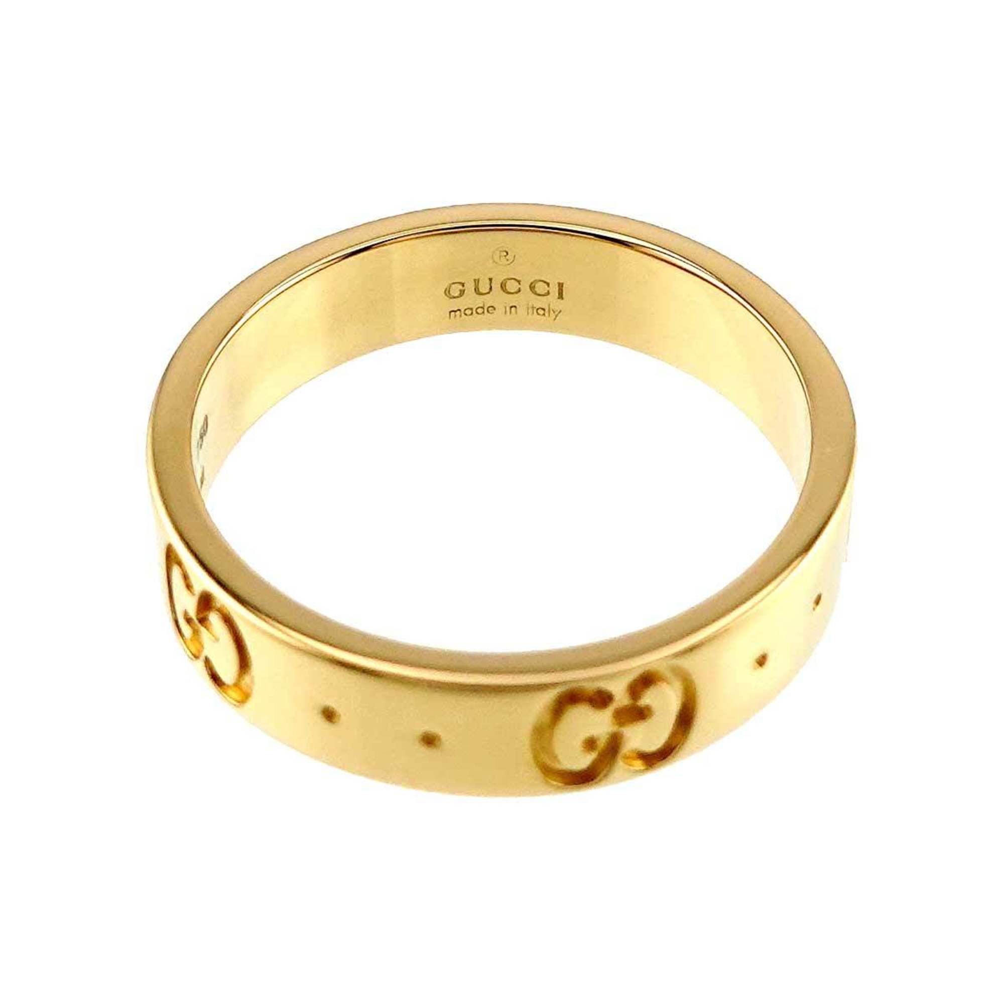 GUCCI Icon #9 Ring, K18 Yellow Gold 750, ICON Ring