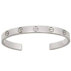 Cartier Love Bracelet #16 K18 WG White Gold 750 Bangle