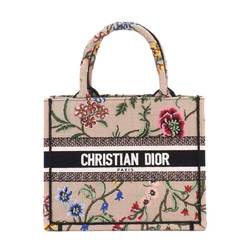 Christian Dior Petite Fleur Book Tote Small Bag Canvas Multicolor M1265ZEAU