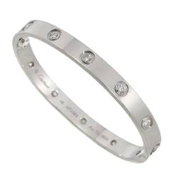 Cartier Love Bracelet Full Diamond #16 K18 WG White Gold 750 Bangle