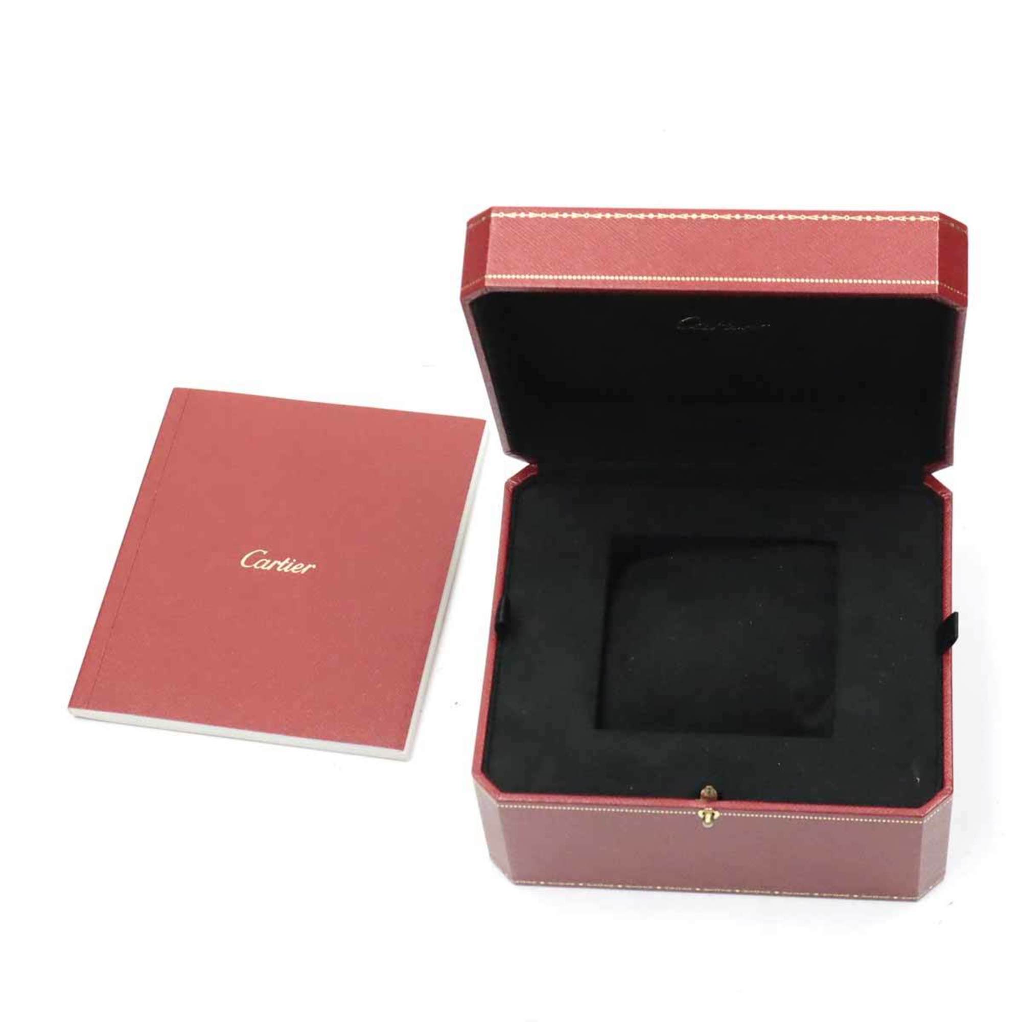 Cartier Panthere de SM WJPN0008 Ladies' Watch Diamond Bezel Silver Solid Gold K18PG Pink Quartz