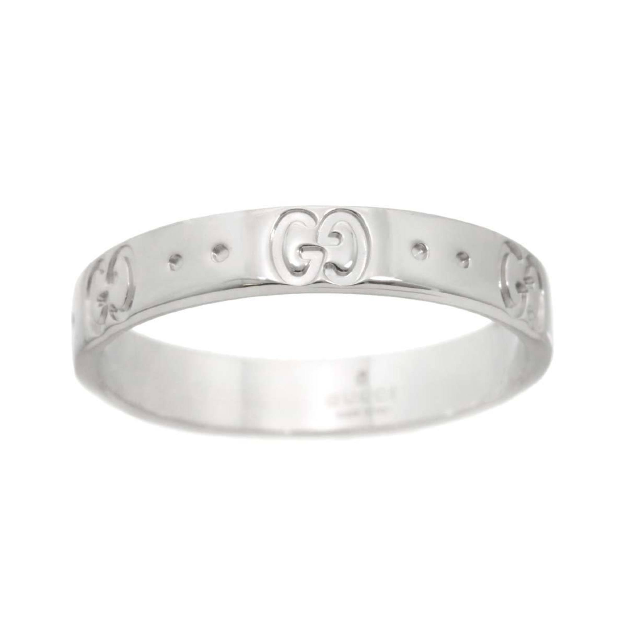 Gucci Icon #16 Ring, K18 WG White Gold 750, Ring