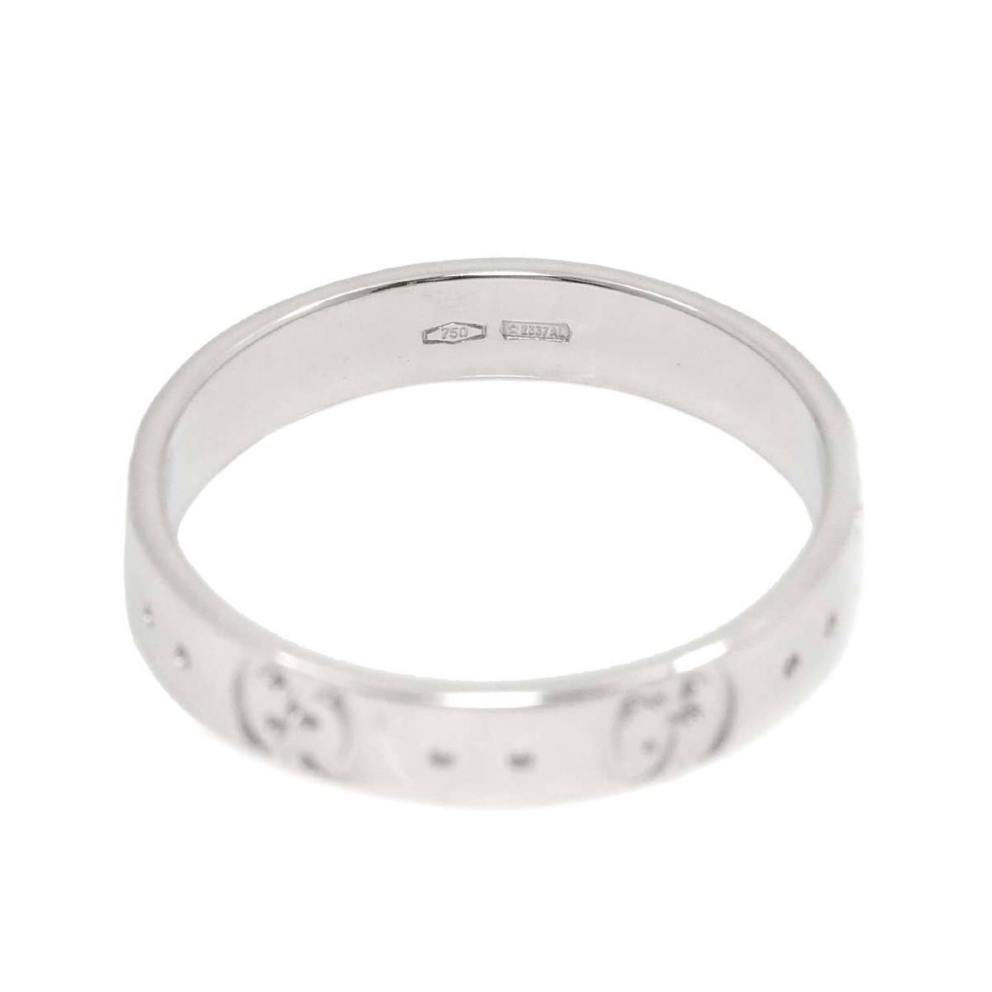 Gucci Icon #16 Ring, K18 WG White Gold 750, Ring