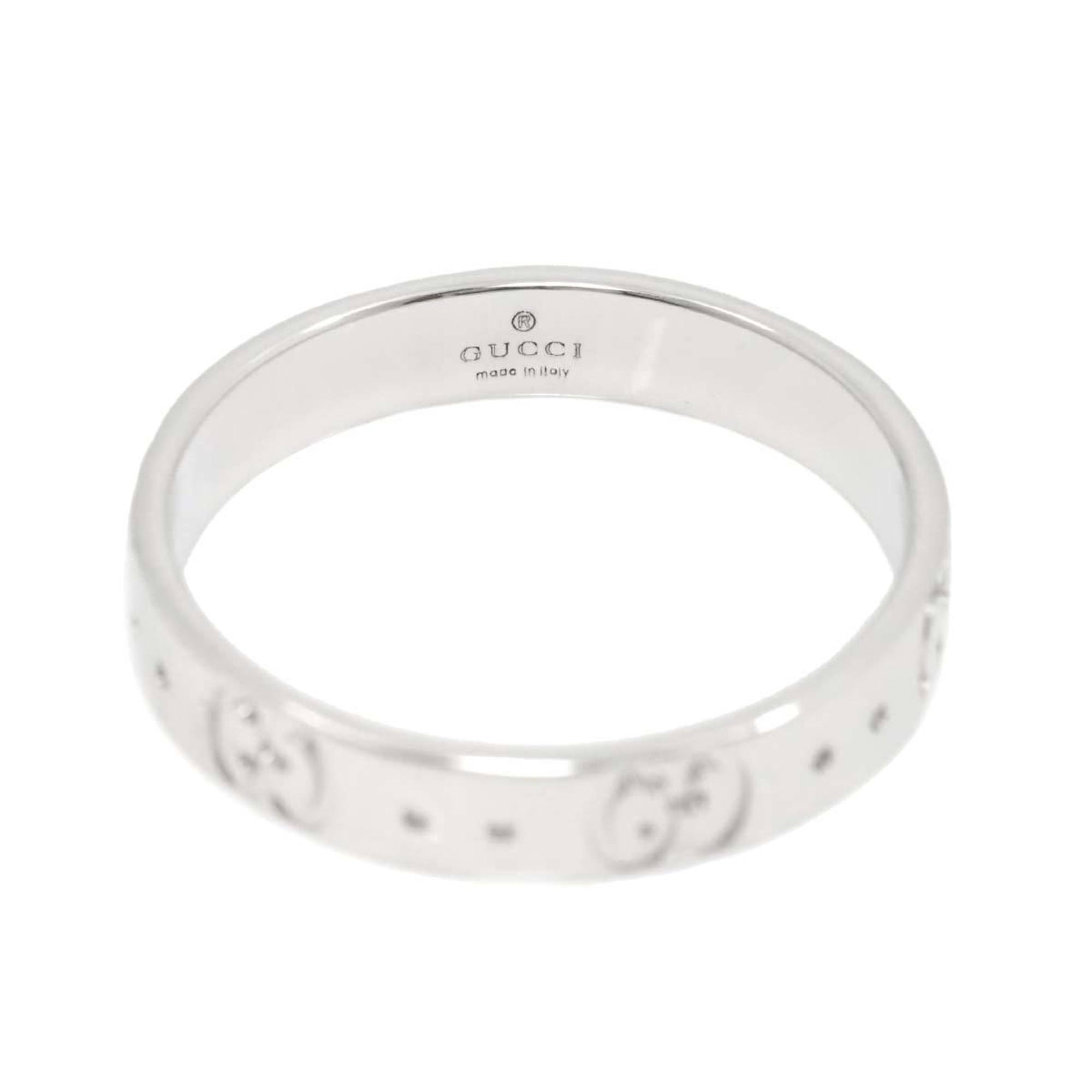 Gucci Icon #16 Ring, K18 WG White Gold 750, Ring