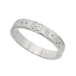 Gucci Icon #16 Ring, K18 WG White Gold 750, Ring