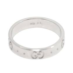 Gucci Icon #10 Ring, K18 WG White Gold 750, Ring