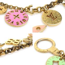 Louis Vuitton LOUIS VUITTON Charm Portocle Chaine Looping Metal Enamel Gold Multicolor Women's M66474 e59248k