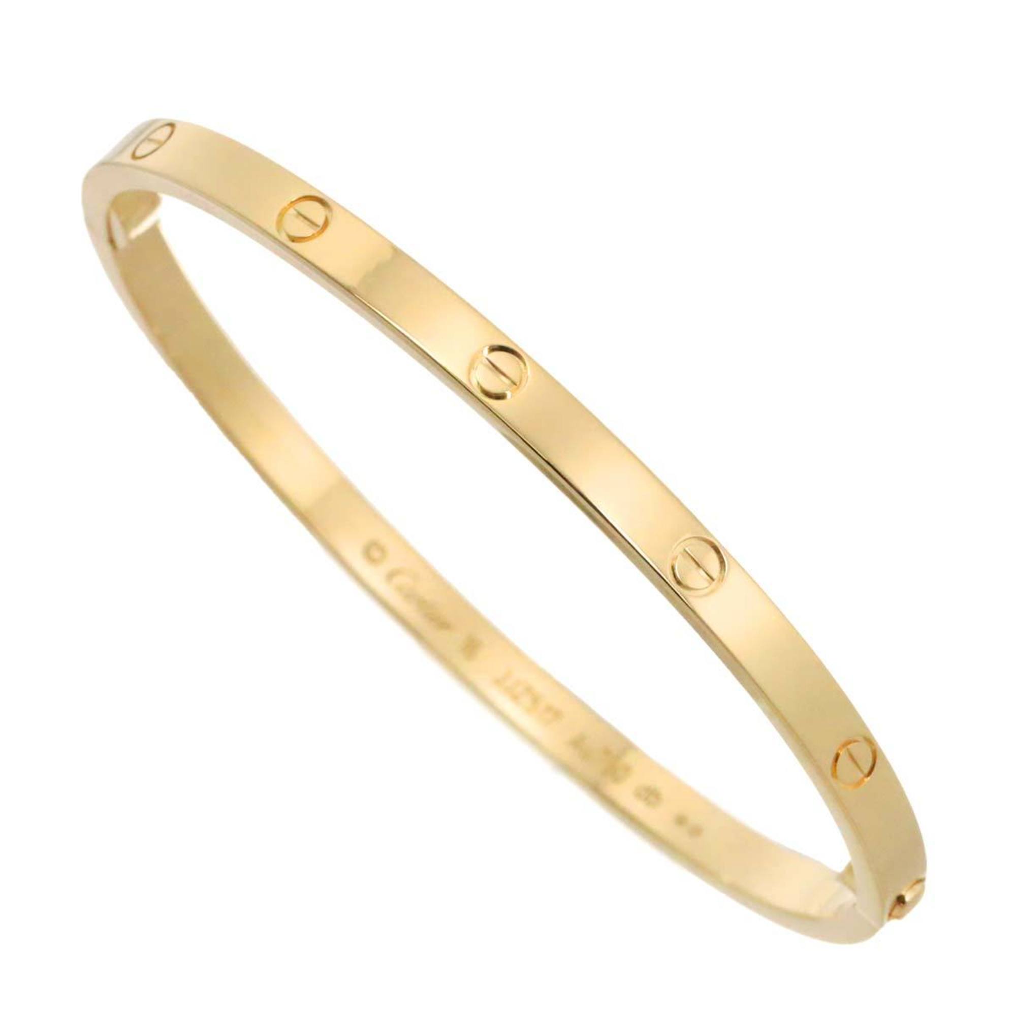 Cartier Love Bracelet SM #16 K18 YG Yellow Gold 750 Bangle