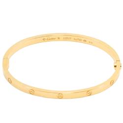 Cartier Love Bracelet SM #16 K18 YG Yellow Gold 750 Bangle