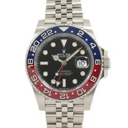 Rolex ROLEX GMT Master 2 126710BLRO Random Roulette Blue Red Bezel Men's Watch Date Black Automatic Self-Winding