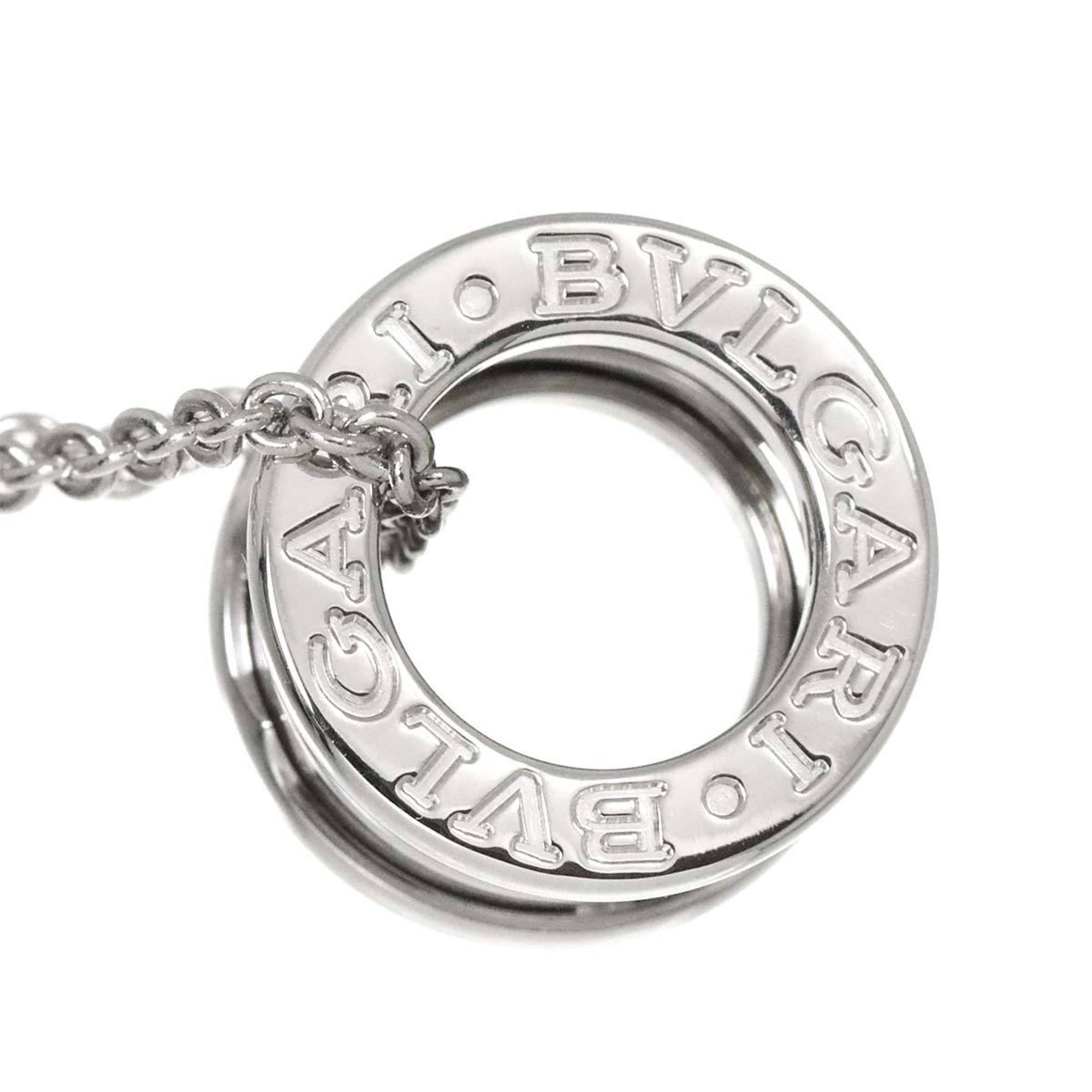 BVLGARI B-ZERO1 Necklace 40cm K18 WG White Gold 750