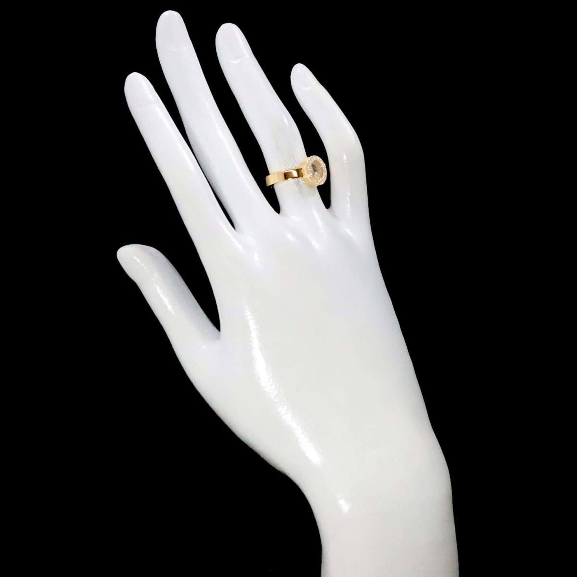 Chopard Happy Diamond Ring K18 YG Yellow Gold 750