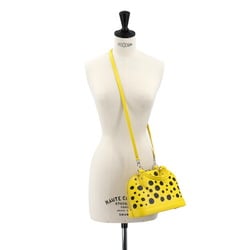 Louis Vuitton LOUIS VUITTON LVxYK Epi Alma BB 2way Hand Shoulder Bag Jaune M21700 Yayoi Kusama RFID