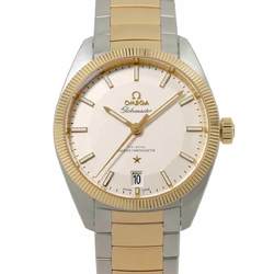 OMEGA Constellation Globemaster Co-Axial Combi 130 20 39 21 02 001 Men's Watch Date Silver YG Automatic