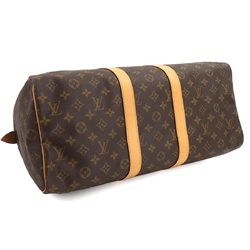 Louis Vuitton Monogram Keepall 45 Boston Bag Brown M41428