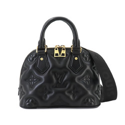 Louis Vuitton LOUIS VUITTON Bubble Gram Alma Soft BB 2way Hand Shoulder Bag Leather Noir M59793 RFID Black Gold Hardware