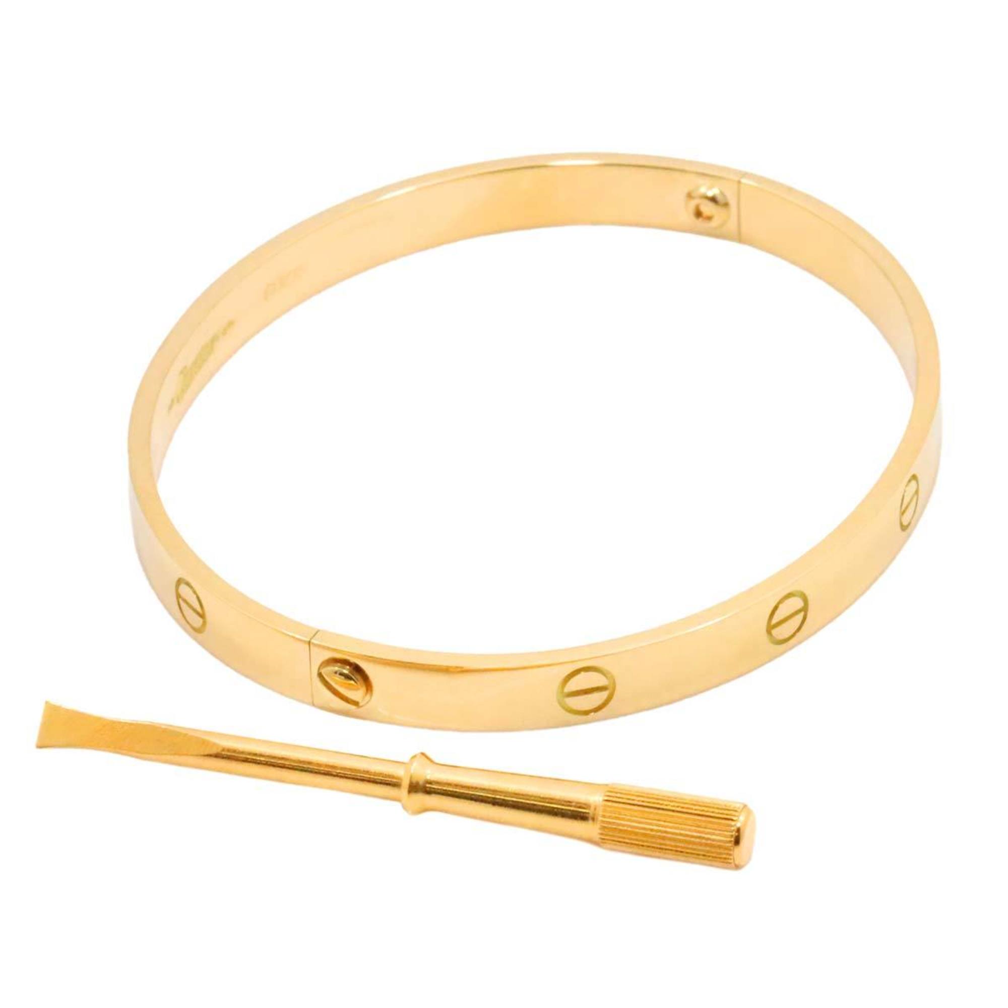 Cartier Love Bracelet #21 K18 YG Yellow Gold 750 Bangle