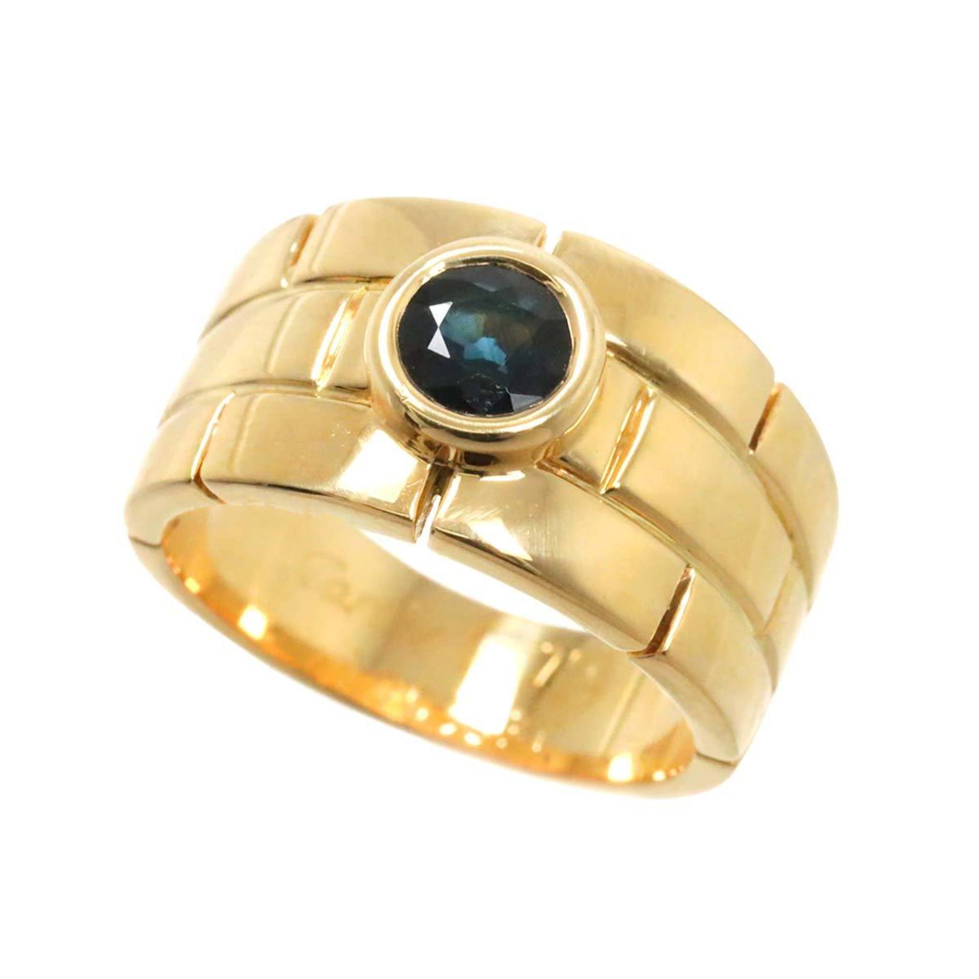 Cartier Panthere #51 Ring Sapphire K18 Yellow Gold 750