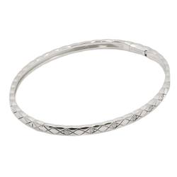 CHANEL Coco Crush Diamond Bracelet L 17.5cm K18 WG White Gold 750