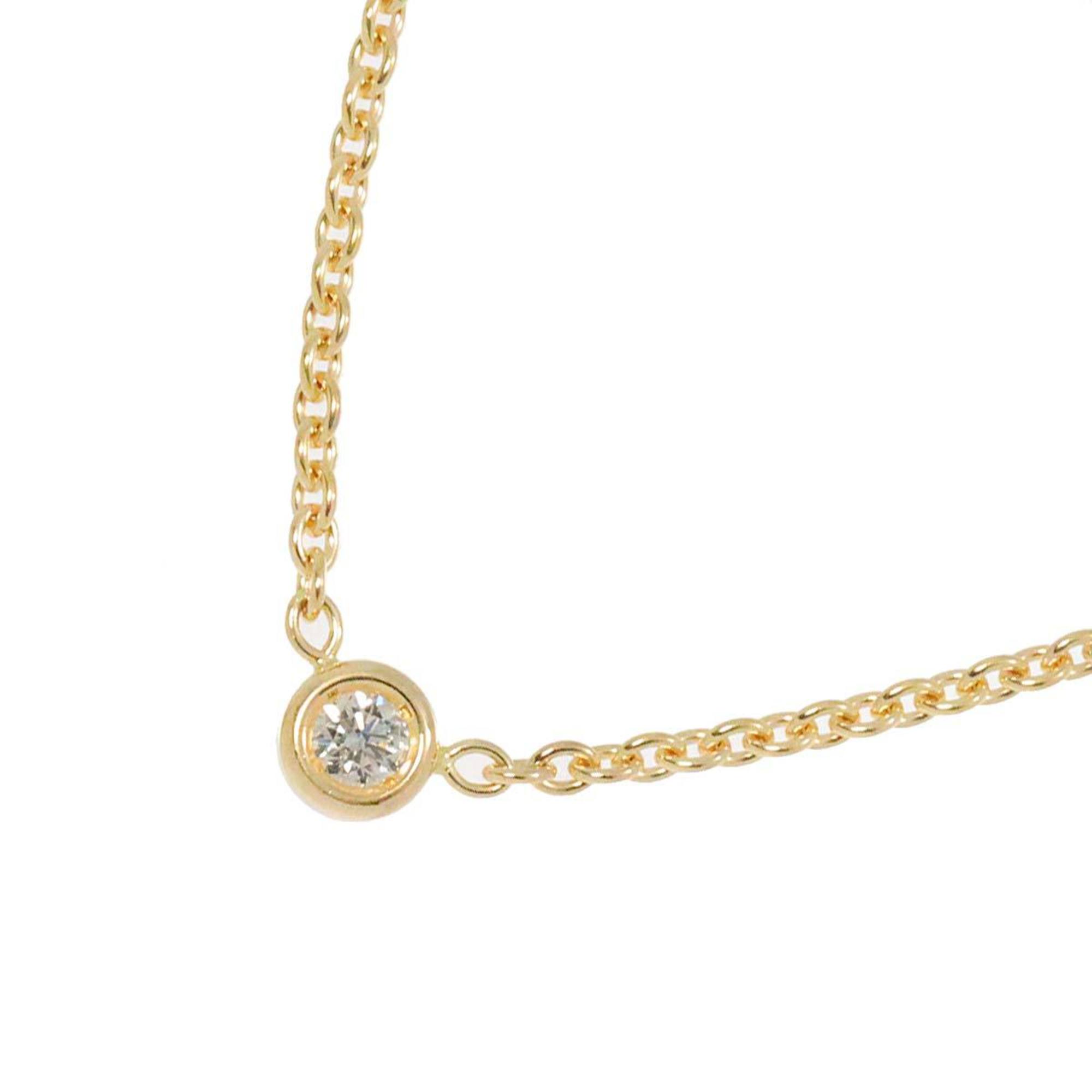 Christian Dior Mimioui Necklace 41cm Diamond K18 YG Yellow Gold 750