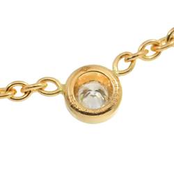 Christian Dior Mimioui Necklace 41cm Diamond K18 YG Yellow Gold 750