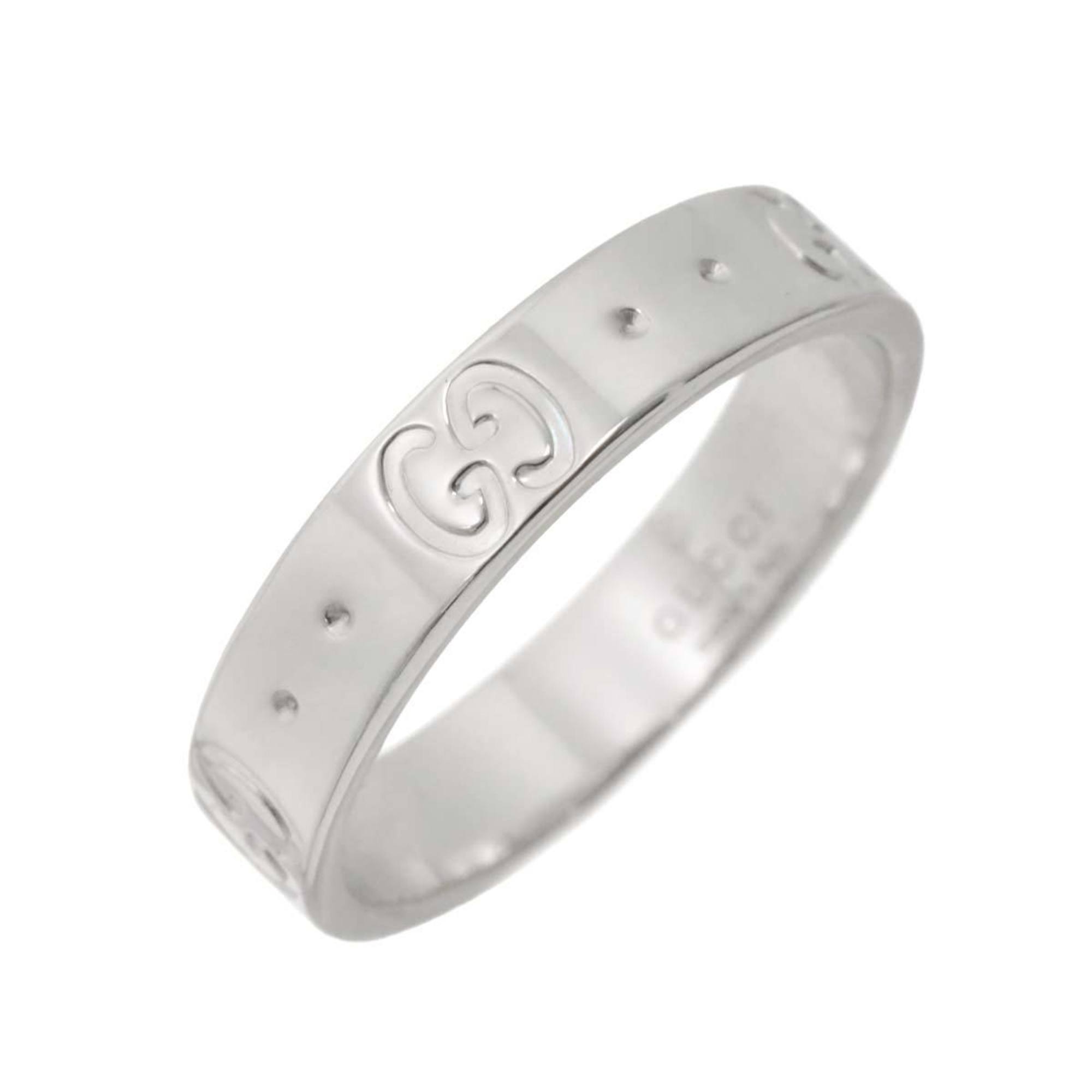 Gucci Icon #10 Ring, K18 WG White Gold 750, Ring