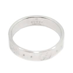 Gucci Icon #10 Ring, K18 WG White Gold 750, Ring