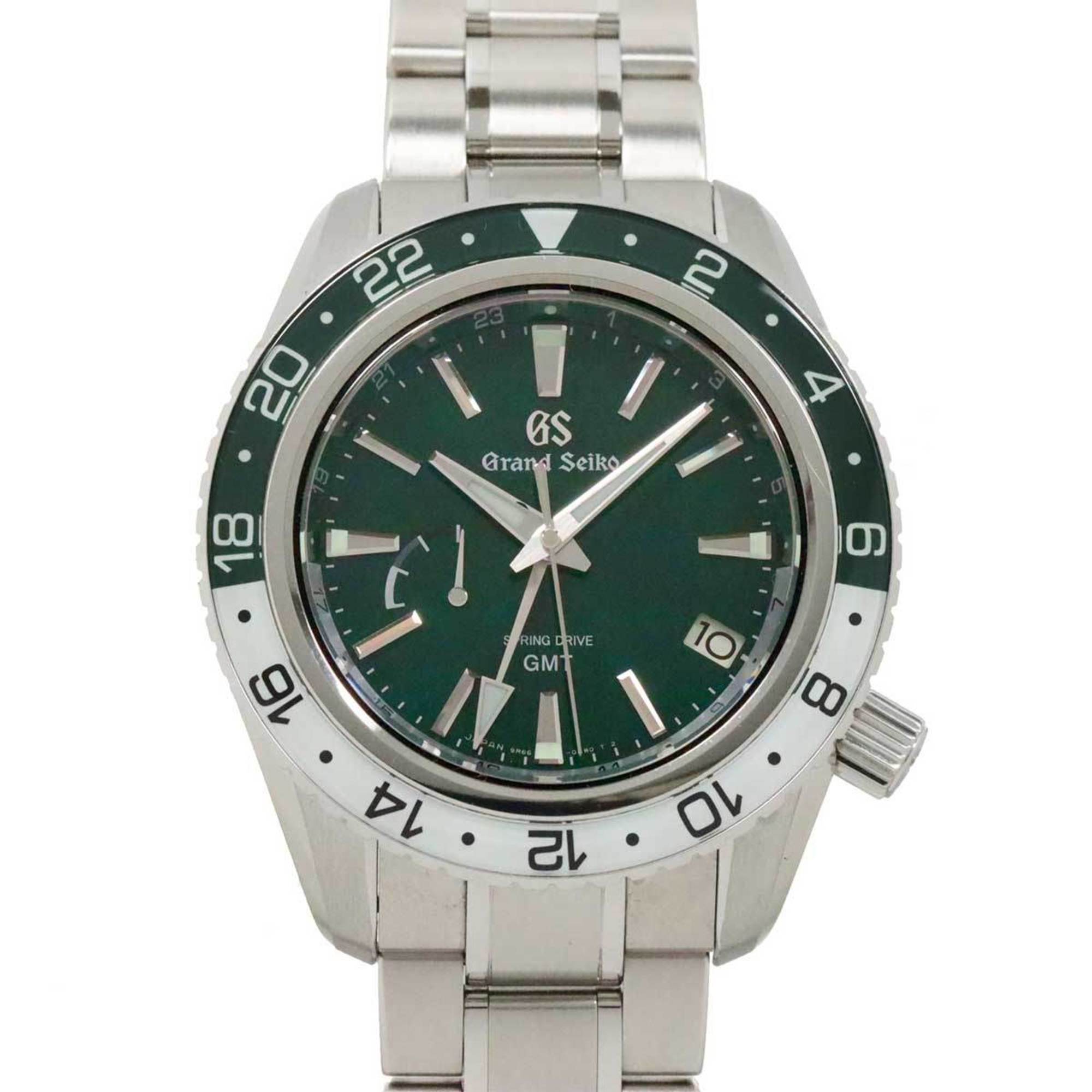 Grand Seiko GRAND SEIKO Spring Drive Sports Collection GMT SBGE295 Men's Watch 9R66-0BK0 Date Green Automatic