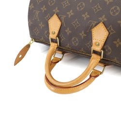 Louis Vuitton Monogram Speedy 30 Handbag Brown M41526 Gold Hardware