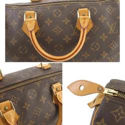 Louis Vuitton Monogram Speedy 30 Handbag Brown M41526 Gold Hardware