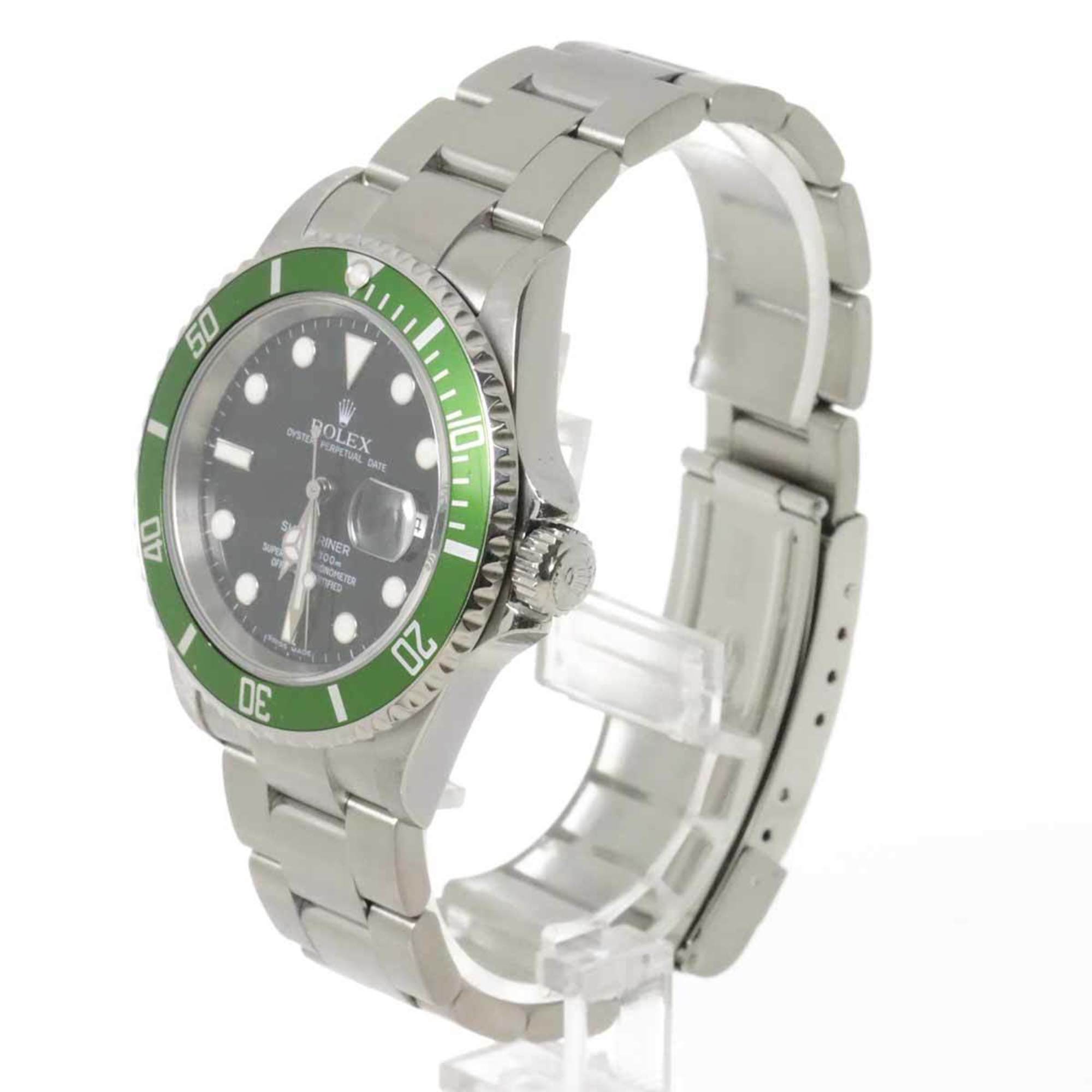 Rolex ROLEX Submariner Date 116610LV Z Series Men's Watch Green Bezel Dial Automatic Self-Winding